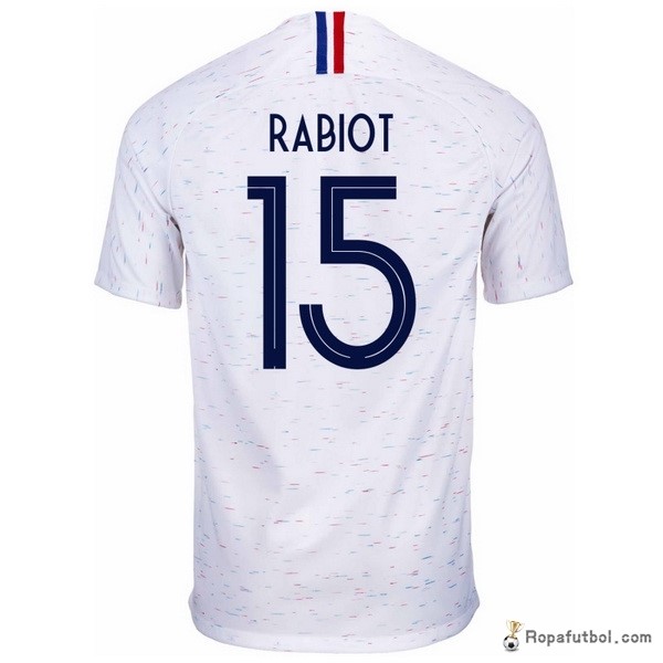 Camiseta Francia Replica Segunda Ropa Rabiot 2018 Blanco